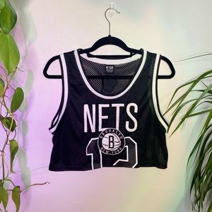 Nets cropped NBA jersey